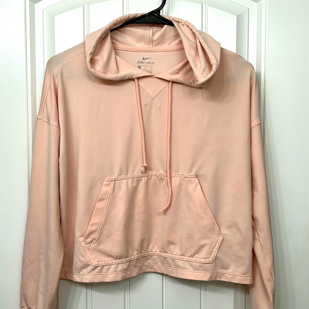 Nike baby pink hoodie